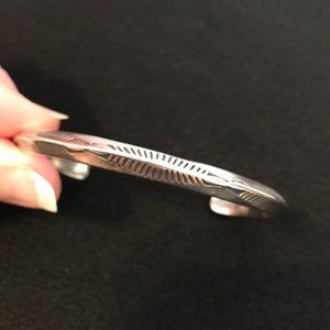 Navajo Silver Bracelet Cuff